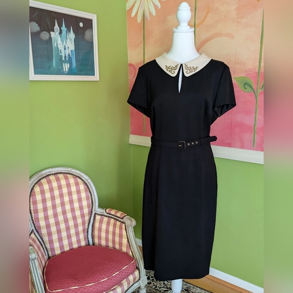 Escada crepe cocktail dress